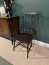 Fenmore - Spindle Arm Chair - Mocha And Distressed Cherry