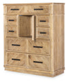 Torrance - Door Drawer Chest - Aged Driftwood