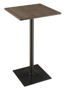  Cavalier - Square Pub Height Bistro Bar Table - Dark Elm