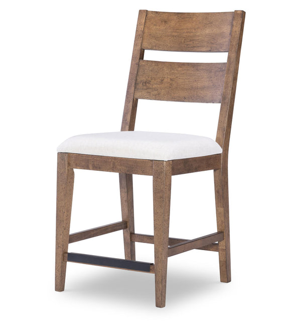 Artisan's Place - Ladder Back Counter Height Chair - Vintage Pine Ironwood