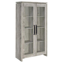  Alejo - 2 Door Engineered Wood Tall Cabinet - Gray Driftwood