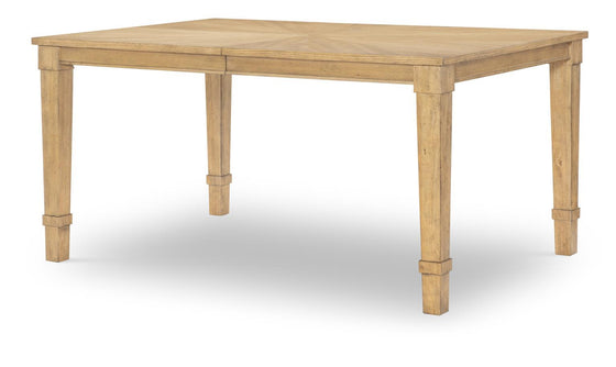 Linden - Rectangular Leg Table - Honeyed Oak