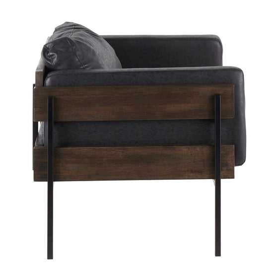 Kari - Accent Chair - Black Metal