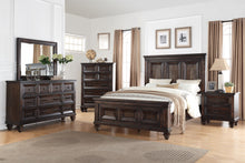  Sevilla - 6/6 Eastern King 6 Piece Bedroom Set (Bed, Dresser, Mirror, Chest, 2 Nightstands) - Brown