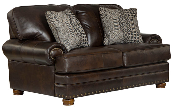 Roberto - Loveseat - Cocoa - Leather