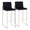 Fuji - High Back Upholstered Barstool Set