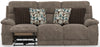 Joya - Zero Gravity Power Reclining Sofa With Power Adjustable Headrest And CR3 Heat/Massage/Lumbar - Mushroom