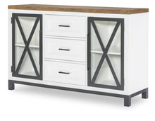  Hidden Canyon - Credenza - Dark Oak / Natural White