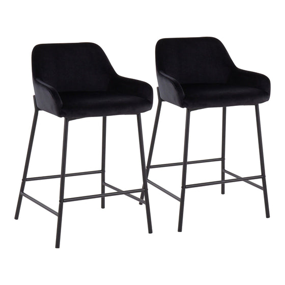 Daniella - Fixed-Height Counter Stool (Set of 2)