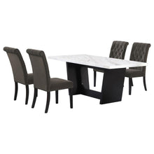  Sherry - Rectangular Marble Top Dining Table Set