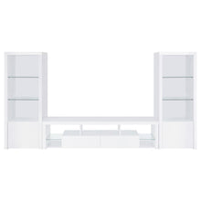  Jude - 3 Piece TV Entertainment Center - White High Gloss