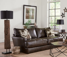  Pavia - Top Grain Italian Leather Sofa With Cuddler Cushions - Cocoa