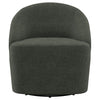 Leon - Upholstered Barrel Accent Swivel Chair