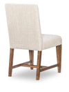 Fenmore - Upholstered Side Chair - Mocha And Distressed Cherry