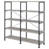 Analiese - 4-Shelf Double Bookshelf