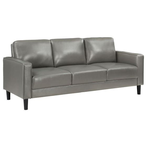 Ruth - Upholstered Track Arm Sofa Set