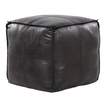  Cobbler - Pouf - Black Leather