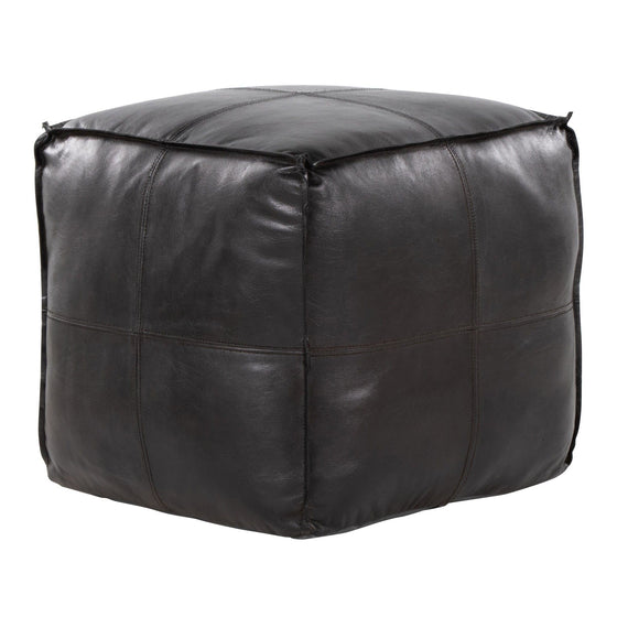 Cobbler - Pouf - Black Leather