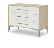  Biscayne - Three Drawer Nightstand - Malabar With Alabaster Fronts