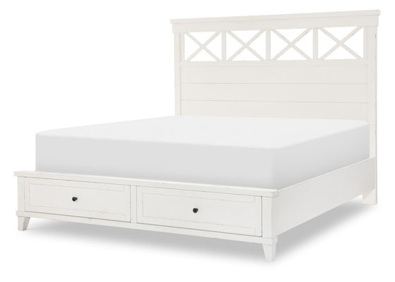 XXX's And OOO's - Complete Panel Bed With Storage Footboard