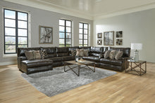  Como - Italian Leather Match Reclining Sectional