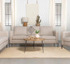 Tilly - Upholstered Track Arm Sofa - Oatmeal