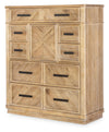 Torrance - Door Drawer Chest - Aged Driftwood