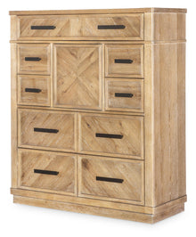  Torrance - Door Drawer Chest - Aged Driftwood