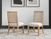 Torrance - Slat Back Dining Chair - Aged Driftwood