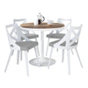 Dakota - Charlotte Dining Set - Brown Legs