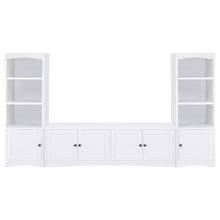  Laughlin - 3-piece Entertainment Center TV Stand - White