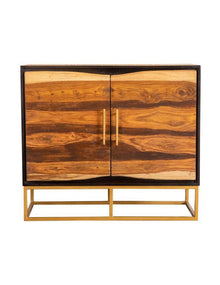  Zara - 2-Door Wood Accent Storage Cabinet