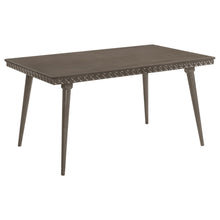  Onslow - Rectangular Wood Dining Table - Dark Brown