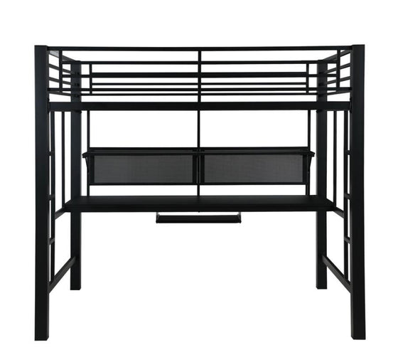 Avalon - Full Workstation Loft Bed - Black