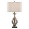 Pearl - 29" Polyresin Table Lamp - Matte White Poly, Natural Shell And White Linen Shade from Grandview Gallery (Set of 2)