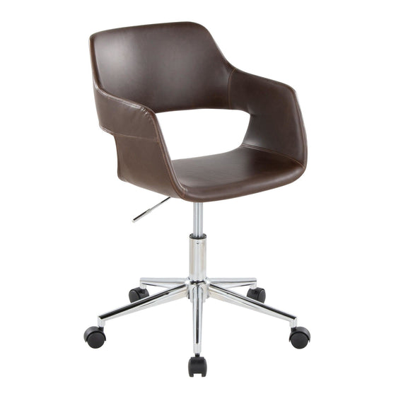 Margarite - Task Chair - Chrome Metal