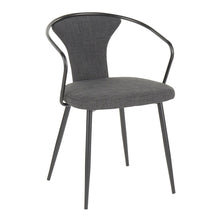  Waco - Upholstered Chair - Dark Gray