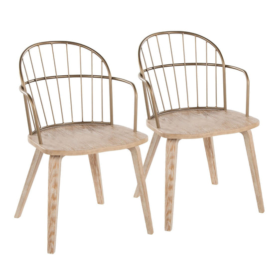 Riley - Arm Chair (Set of 2) - Beige