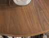 Midland - Round Dining Table - Warm Amber