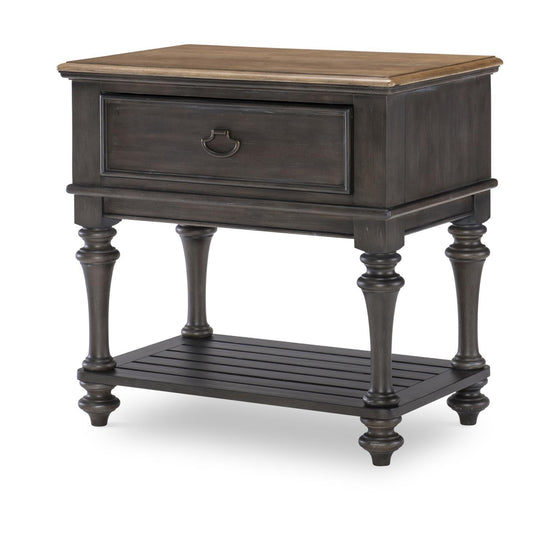 Kingston - Open Nightstand - Sandalwood Brown / Dark Sable