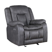  Morello - Glider Recliner With Power Footrest - Gray