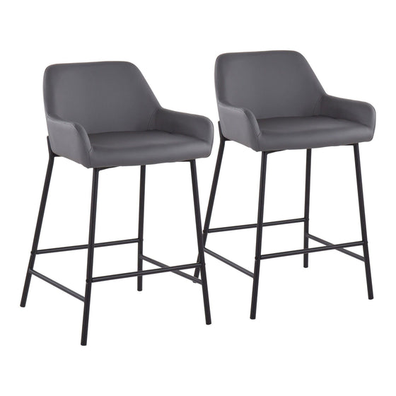 Daniella - Fixed-Height Counter Stool (Set of 2)