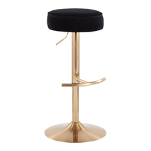  Velvet Dot - Adjustable Barstool