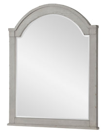  Belhaven - Arched Dresser Mirror - Pearl Silver