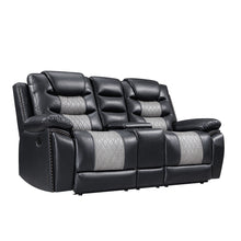  Nikko - Console Loveseat With Dual Recliners