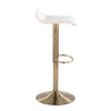 Ale - Adjustable Barstool (Set of 2) - Gold Base