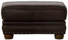  Roberto - Ottoman - Cocoa - Leather