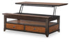 Fenmore - Lift Top Cocktail Table - Mocha And Distressed Cherry