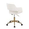 Margarite - Task Chair - Gold Metal