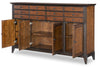 Fenmore - Credenza - Mocha And Distressed Cherry